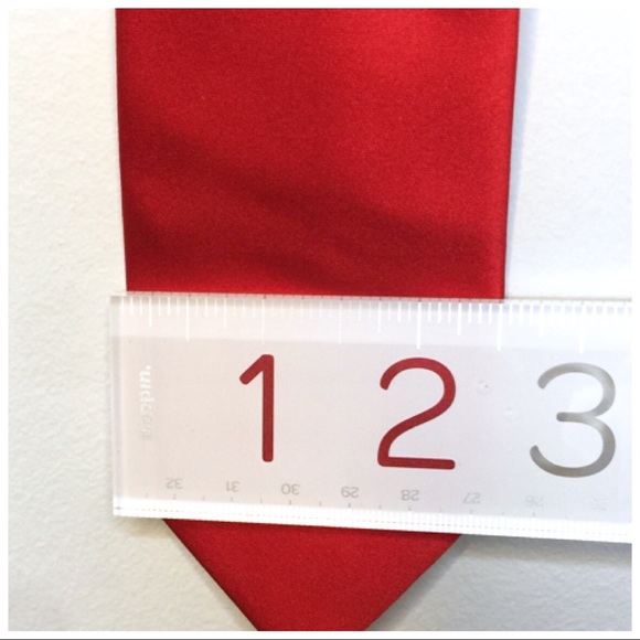 💛NEW💛 Women’s fashionable Zipper Tie RED (NWOT) - Picture 7 of 7